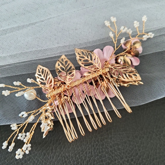 3pcs Comb Pin Flower girl Evening ball headpiece main image 4